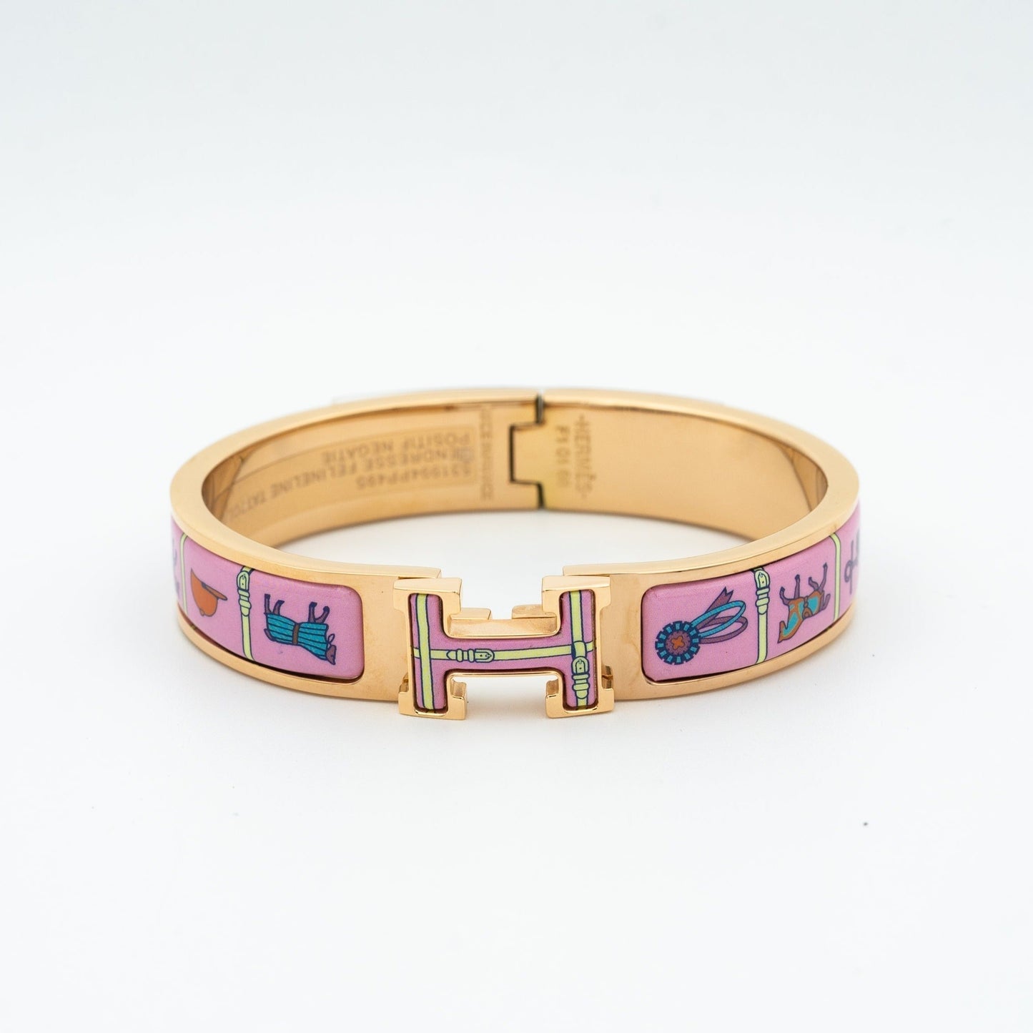 [Glow Jewelry]H PINK GOLD BRACELET PINK CERAMIC