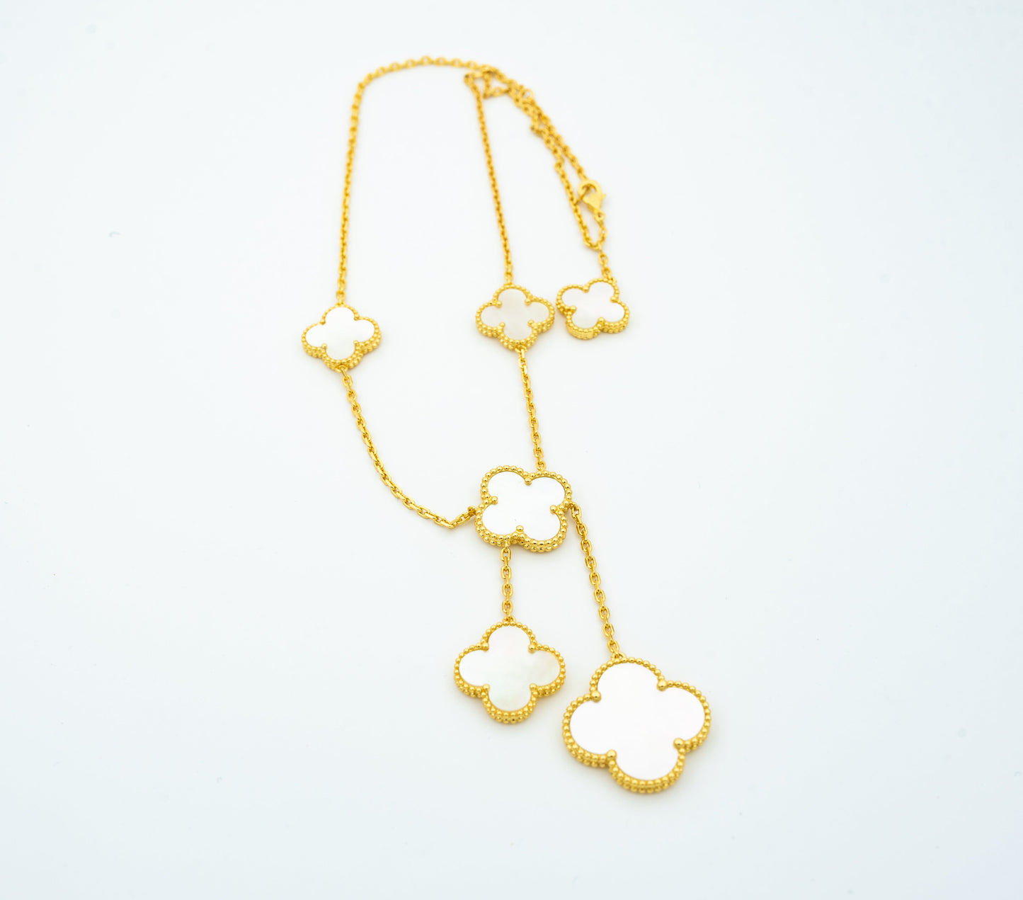 ¡®Glow Jewelry¡¯CLOVER MOTHER OF PEARL NECKLACE 6 MOTIF