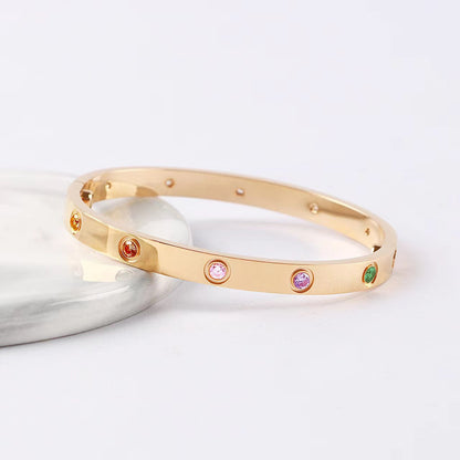 [Glow Jewelry]2026 RAINBOW LOVE BRACELET 6.1MM  10 DIAMONDS