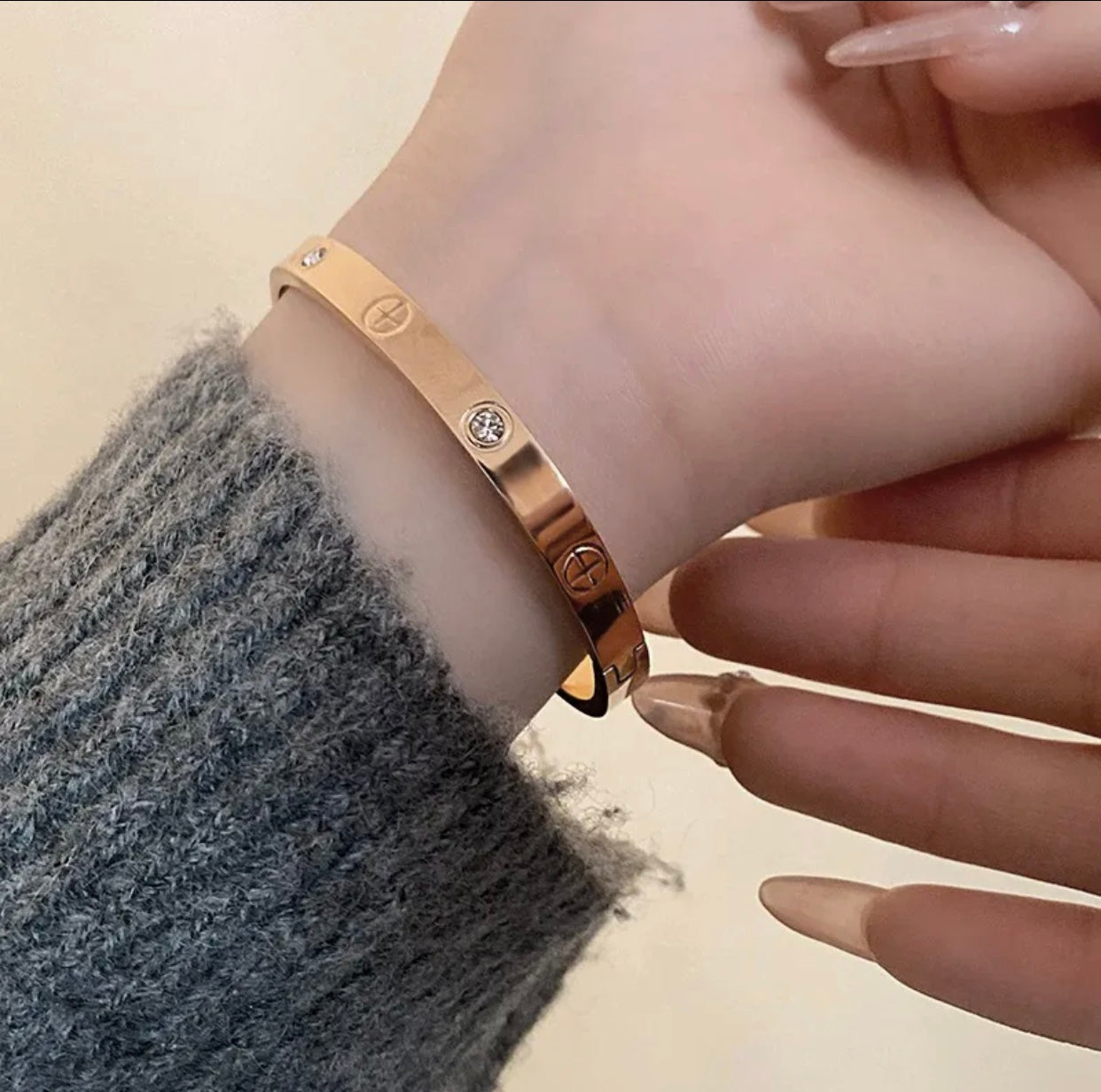 [Glow Jewelry]2026 RAINBOW LOVE BRACELET 6.1MM  10 DIAMONDS
