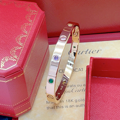 [Glow Jewelry]2026 RAINBOW LOVE BRACELET 6.1MM  10 DIAMONDS