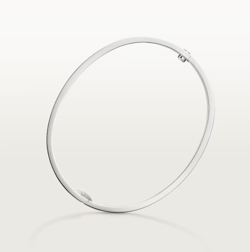 [Glow Jewelry]NEW-LOVE-6.1MM-Width Diamond-Studded Bracelet