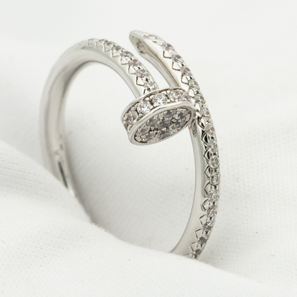 [Glow Jewelry]JUSTE RING 1.8MM SILVER DIAMONDS