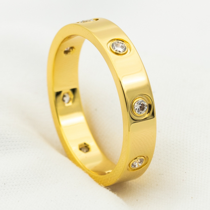 [Glow Jewelry]LOVE RING 3.6MM 8 DIAMONDS