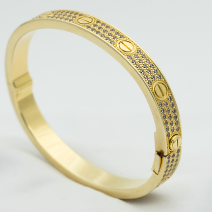 ¡®Glow Jewelry¡¯LOVE BRACELET 6.1MM DIAMOND-PAVED