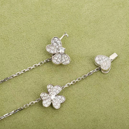 [Glow Jewelry]FRIVOLE SILVER 9 FLOWERS NECKLACE