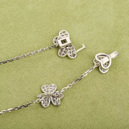 [Glow Jewelry]FRIVOLE SILVER 9 FLOWERS NECKLACE