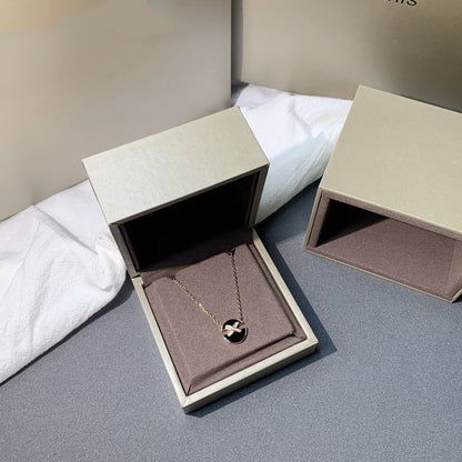 [Glow Jewelry]JEUX DE PINK GOLD DIAMOND NECKLACE