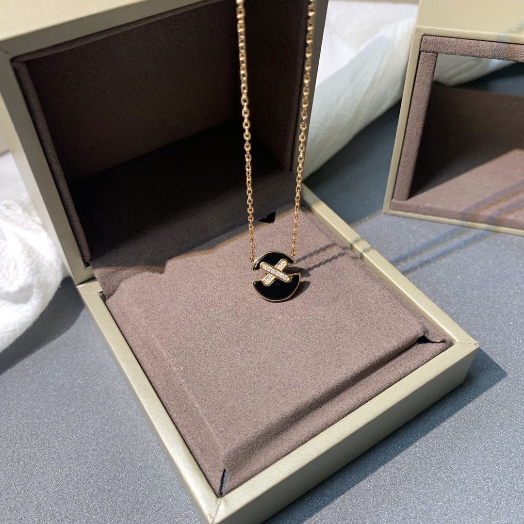 ¡®Glow Jewelry¡¯JEUX DE PINK GOLD DIAMOND NECKLACE