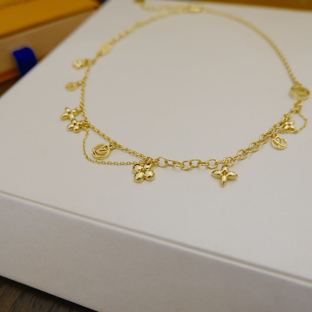 ¡®Glow Jewelry¡¯BLOOMING SUPPLE NECKLACE BRASS