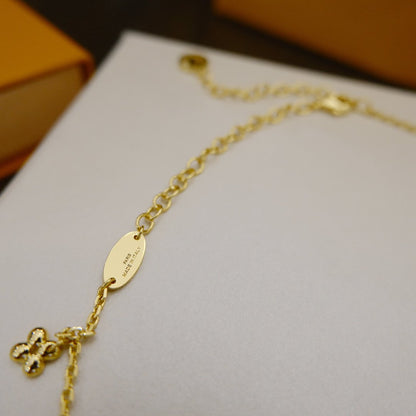 [Glow Jewelry]BLOOMING SUPPLE NECKLACE BRASS