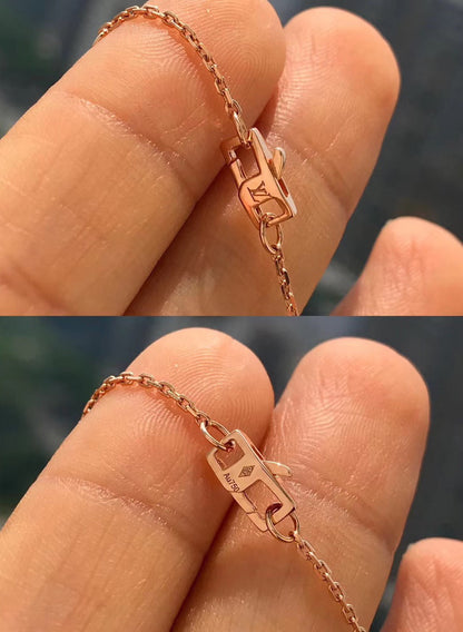 [Glow Jewelry]BLOSSOM PENDANT PINK GOLD AND DIAMOND