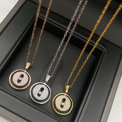 [Glow Jewelry]LUCKY MOVER PM PAVED NECKLACE