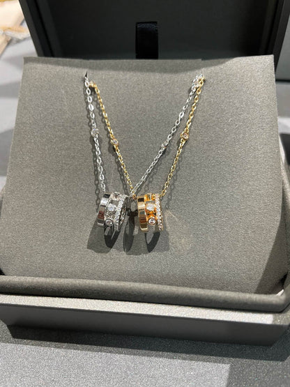 [Glow Jewelry]CHAIN MOVE ROMANE PEDAND NECKLACE