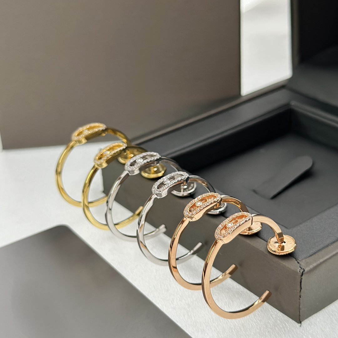 [Glow Jewelry]CREOLES MOVE UNO PM DIAMOND EARRINGS