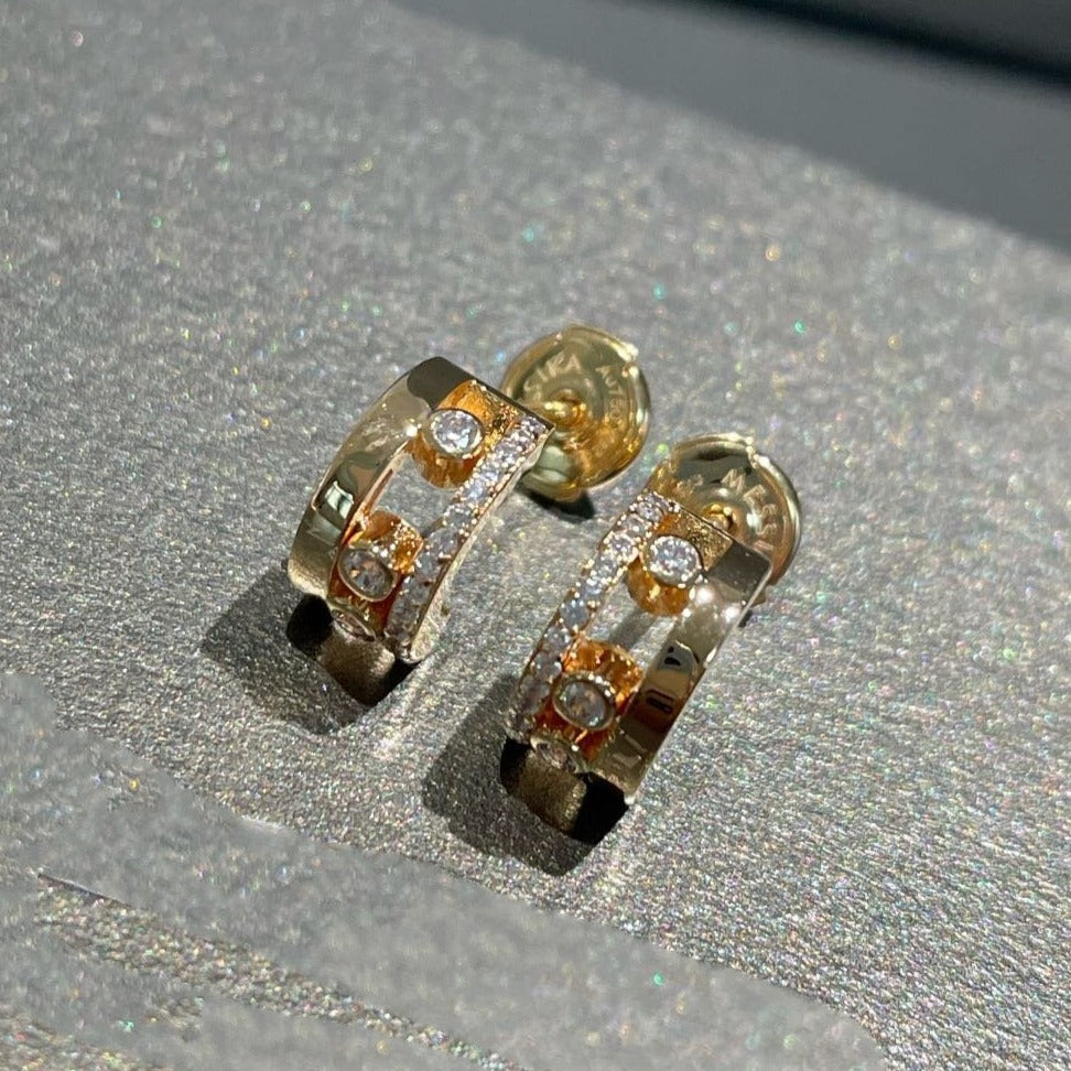 [Glow Jewelry]MOVE ROMANE EARRINGS DIAMOND