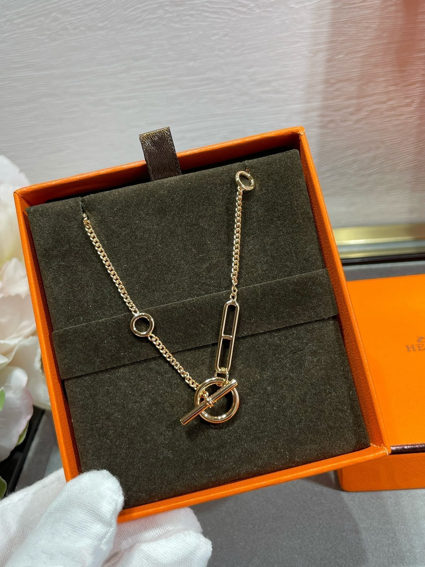 ¡®Glow Jewelry¡¯HM STERLING CHAINE D'ANCRE HEART