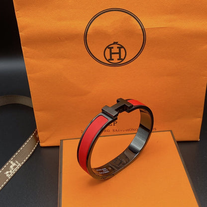 Glow Jewelry CLIC HM SO ブラックレッドブレスレット