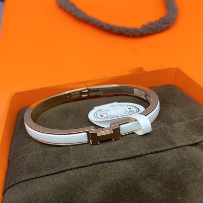 ¡®Glow Jewelry¡¯CLASSIC HM CLIC WHITE 8MM ENAMEL BRACELET
