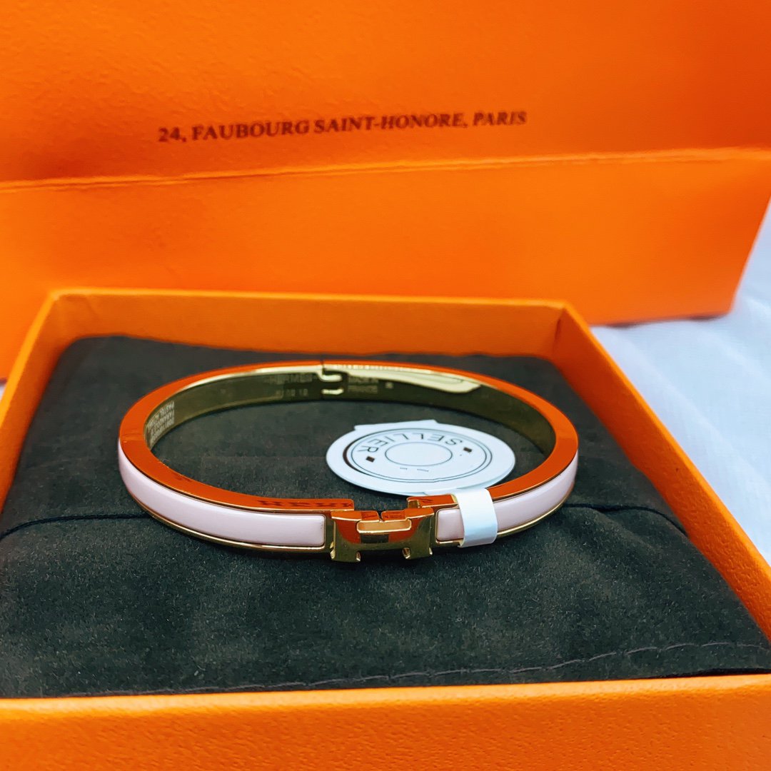 [Glow Jewelry]CLASSIC HM CLIC  PINK 8MM ENAMEL BRACELET