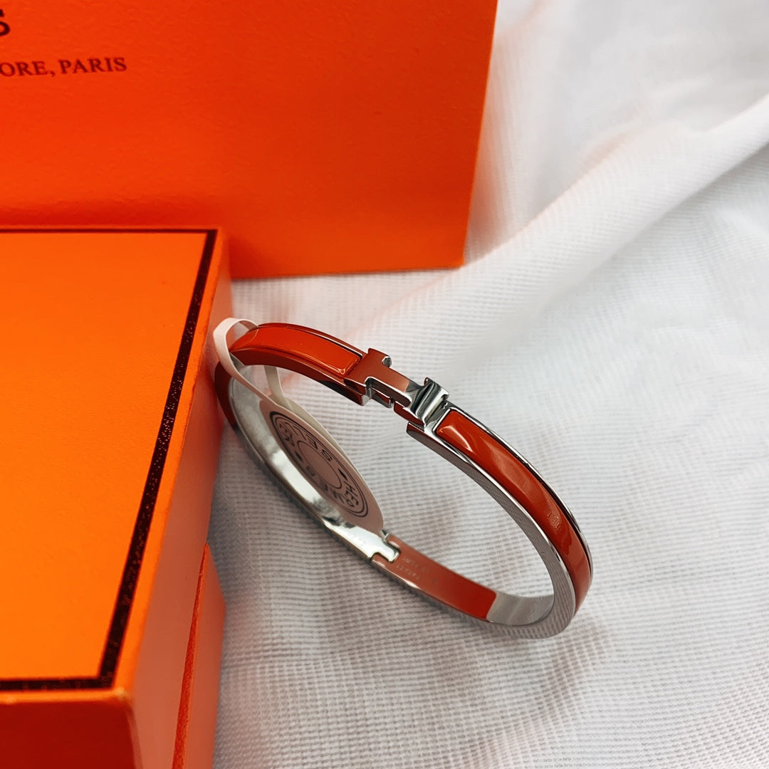 グロウジュエリー CLASSIC HM CLIC レッド 8MM エナメルブレスレット
