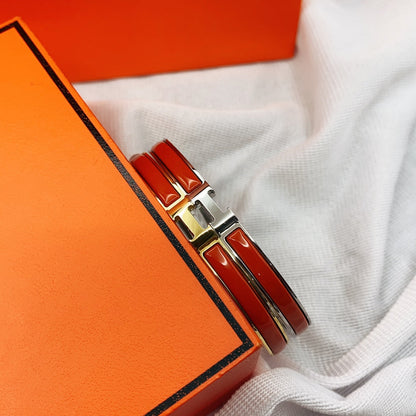 [Glow Jewelry]CLASSIC HM CLIC RED 8MM ENAMEL BRACELET