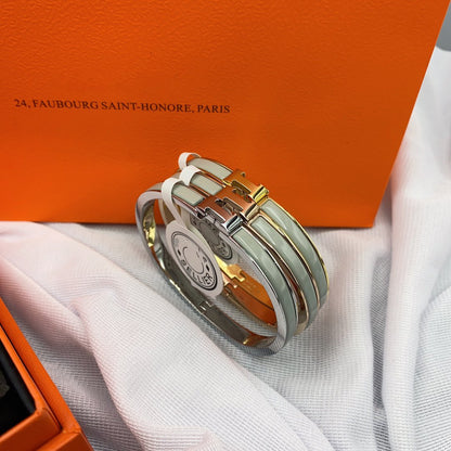 グロウジュエリー クラシック HM クリック グリーン 8MM エナメルブレスレット