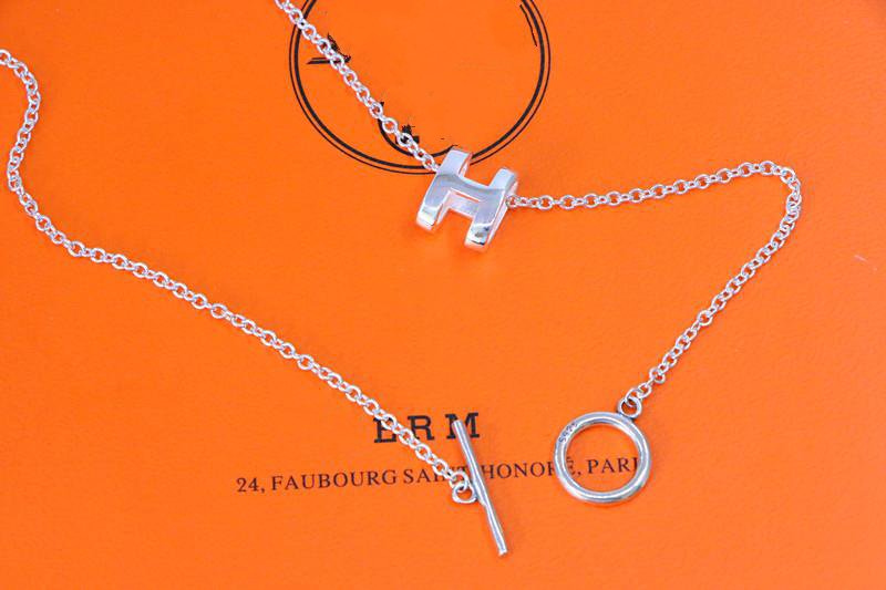 [Glow Jewelry]HM NECKLACE H LETTER OVAL SERIES