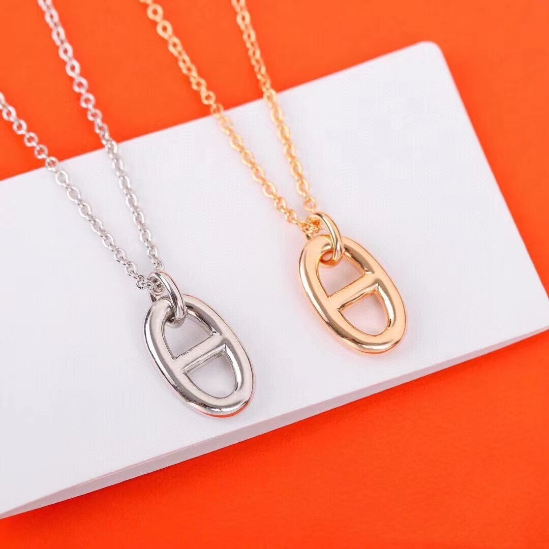 ¡®Glow Jewelry¡¯HM PIG NOSE NECKLACE