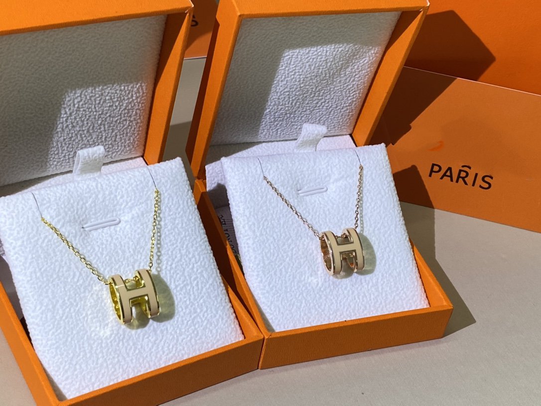 ¡®Glow Jewelry¡¯HM CLIC YELLOW ENAMEL GOLD NECKLACE