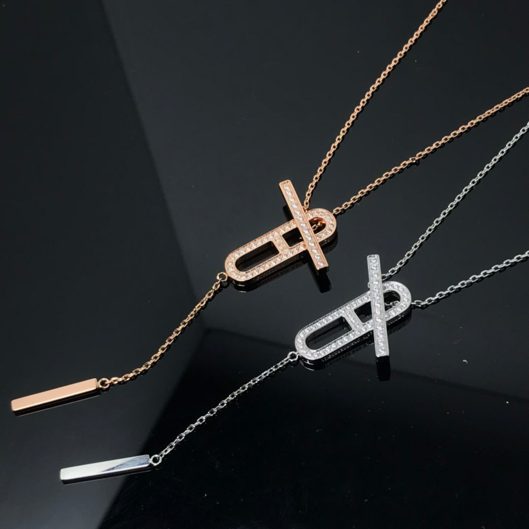 ¡®Glow Jewelry¡¯HM NECKLACE PLATINUM ROSE GOLD DIAMOND