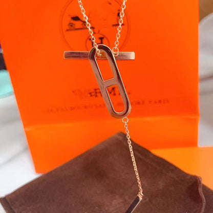 [Glow Jewelry]HM NECKLACE PLATINUM ROSE GOLD DIAMOND