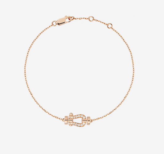 [Glow Jewelry]FORCE 10 FULL DIAMOND BUCKLE CHAIN LINK MINI MODEL