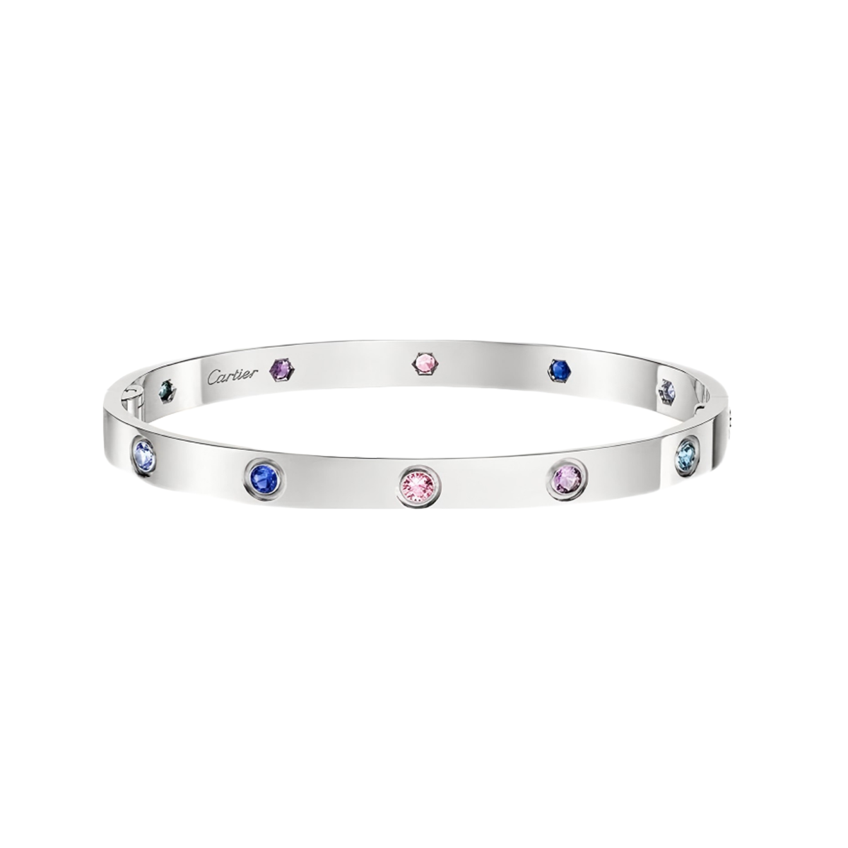 [Glow Jewelry]2026 RAINBOW LOVE BRACELET 6.1MM  10 DIAMONDS