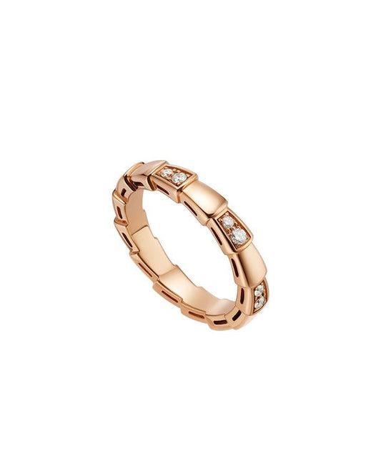 [Glow Jewelry]SERPENTI RING PINK GOLD  3MM