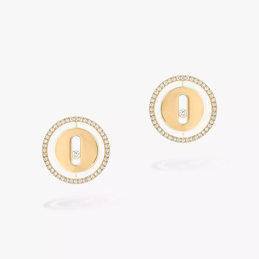 [Glow Jewelry]Lucky Move Diamond Earrings
