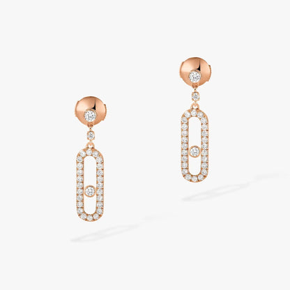 [Glow Jewelry]DORMEUSES MOVE UNO DIAMOND EARRINGS
