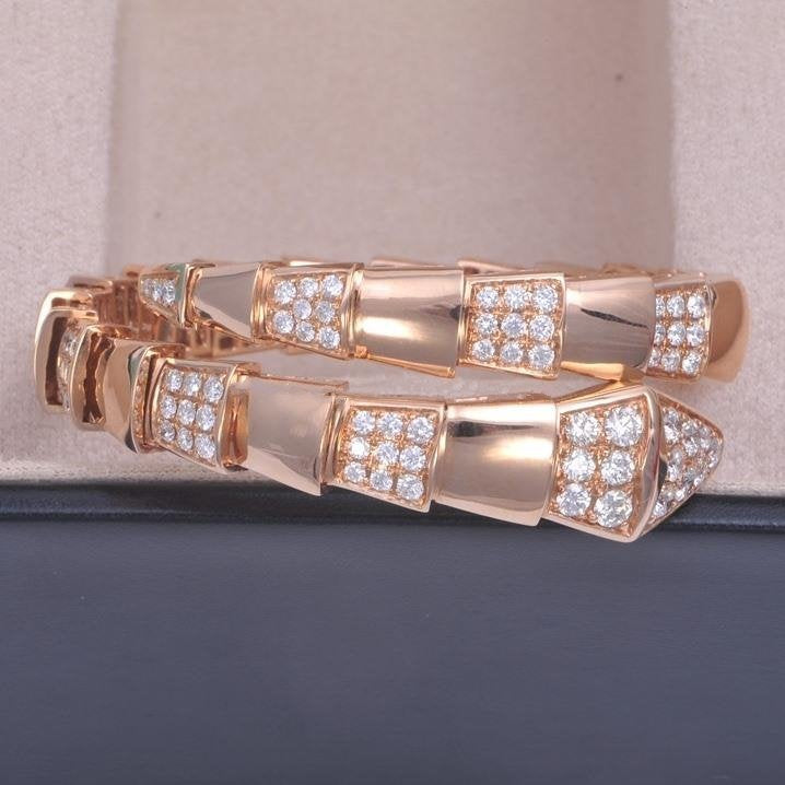 [Glow Jewelry]SERPENTI BRACELET PINK GOLD DIAMOND