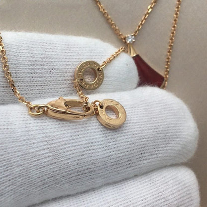 [Glow Jewelry]DREAM NECKLACE CARNELIAN 1 DIAMOND