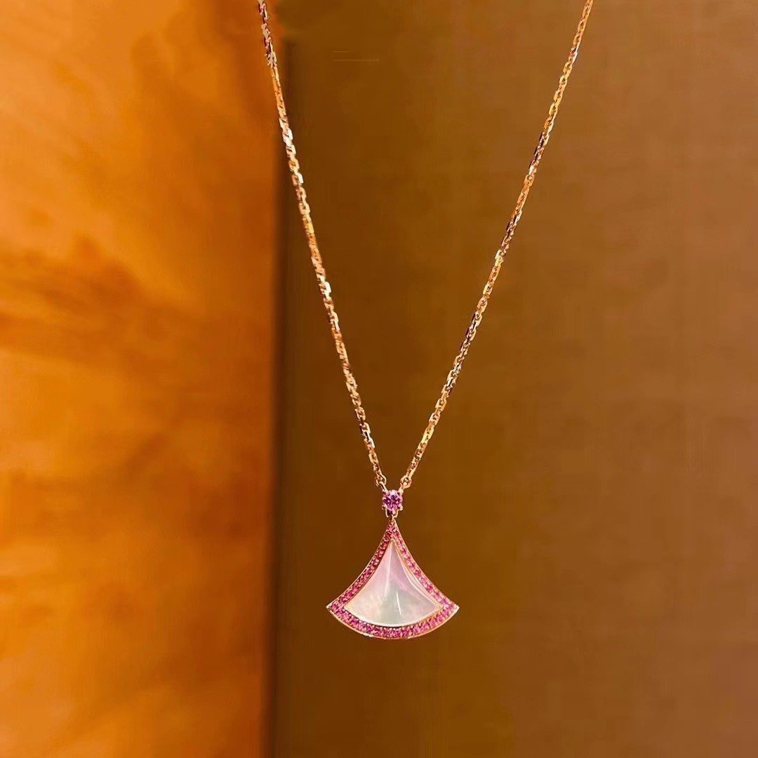 [Glow Jewelry]DREAM NECKLACE MOP DIAMOND PINK