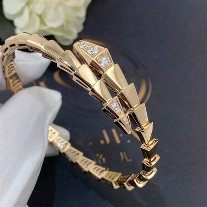 [Glow Jewelry]SERPENTI BRACELET DIAMONDS PINK GOLD