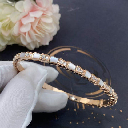 [Glow Jewelry]SERPENTI BRACELET PINK GOLD MOP DIAMOND