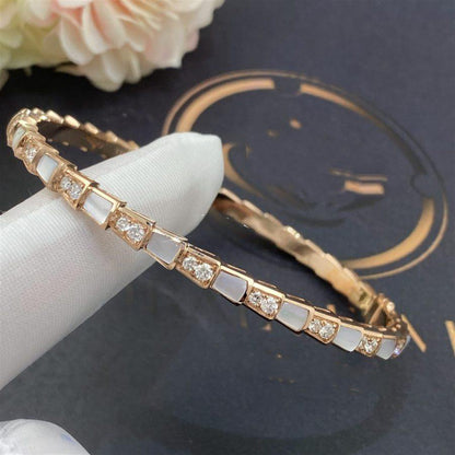 [Glow Jewelry]SERPENTI BRACELET PINK GOLD MOP DIAMOND
