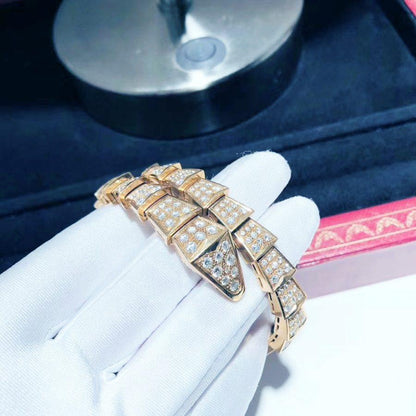 [Glow Jewelry]SERPENTI BRACELET 8MM PINK GOLD DIAMOND
