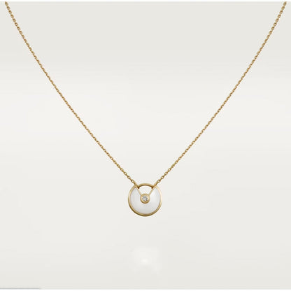 ¡®Glow Jewelry¡¯AMULETTE ROSE GOLD MOP NECKLACE