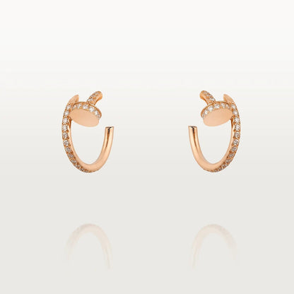 ¡®Glow Jewelry¡¯JUSTE EARRINGS 12.75MM PINK GOLD DIAMOND