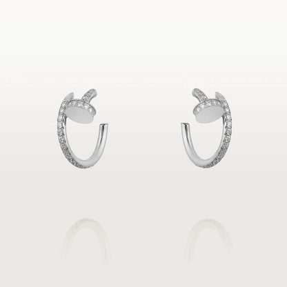¡®Glow Jewelry¡¯JUSTE EARRINGS 12.75MM SILVER DIAMOND
