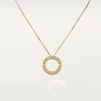 [Glow Jewelry]LOVE NECKLACE ADJUSTABLE ROSE GOLD
