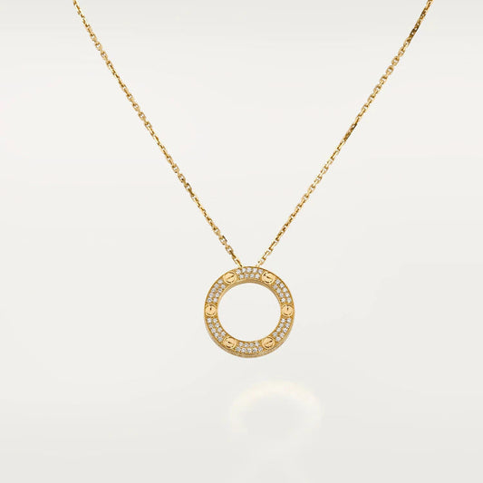 [Glow Jewelry]LOVE NECKLACE ADJUSTABLE ROSE GOLD