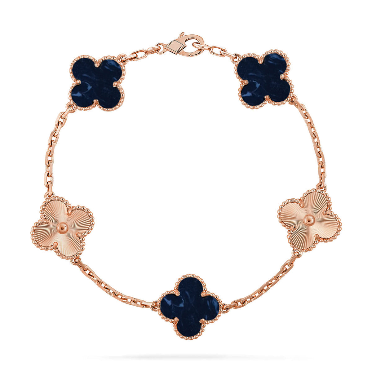 [Glow Jewelry]New CLOVER 5 MOTIF PIETERSITE BRACELET COLLECTION